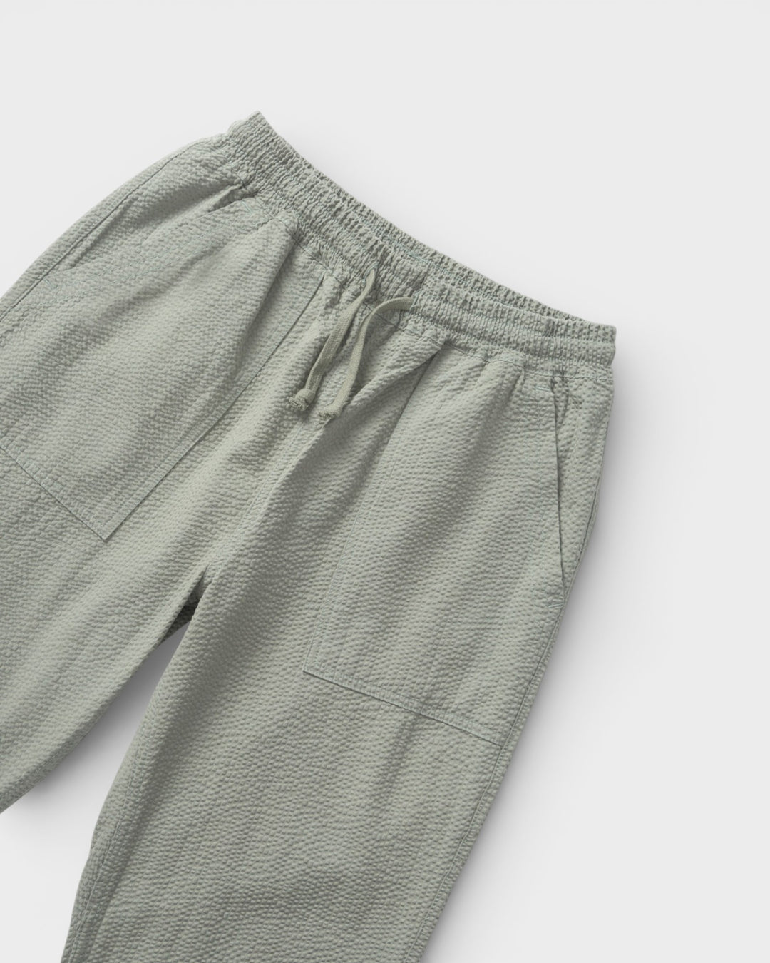 Seersucker Chef Pants Sage