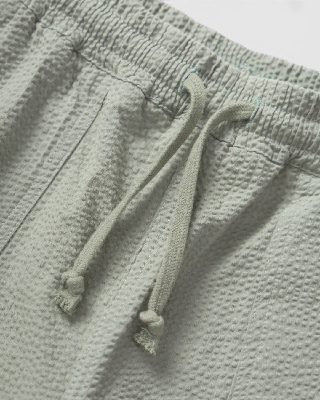 Seersucker Chef Shorts Sage