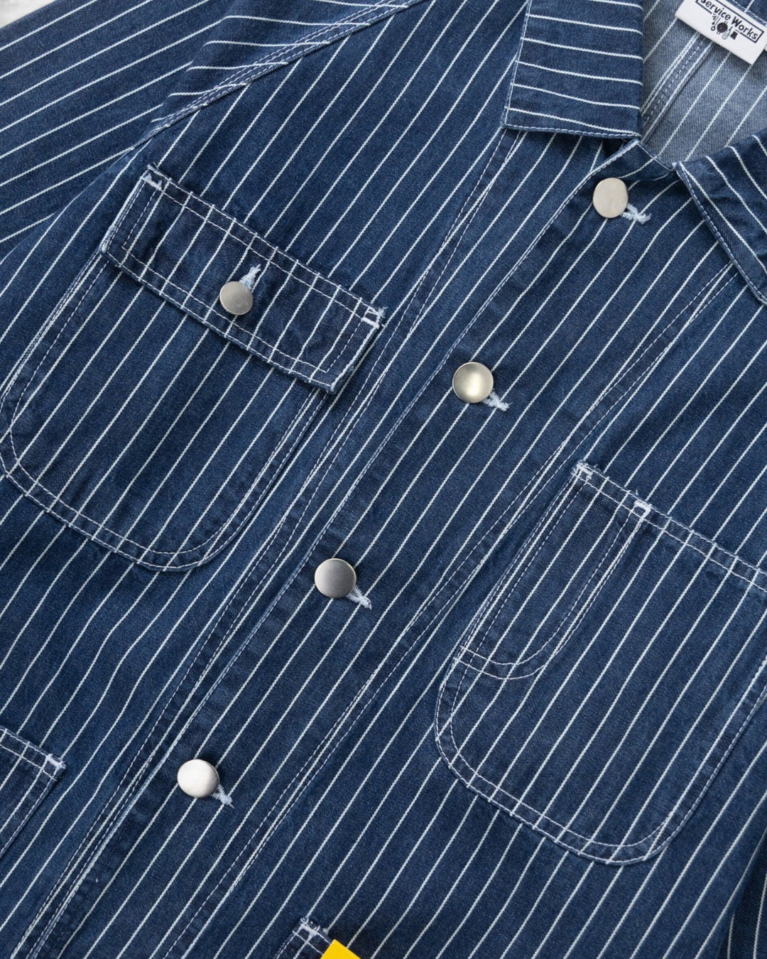 Pinstripe Denim Coverall 2.0 Indigo