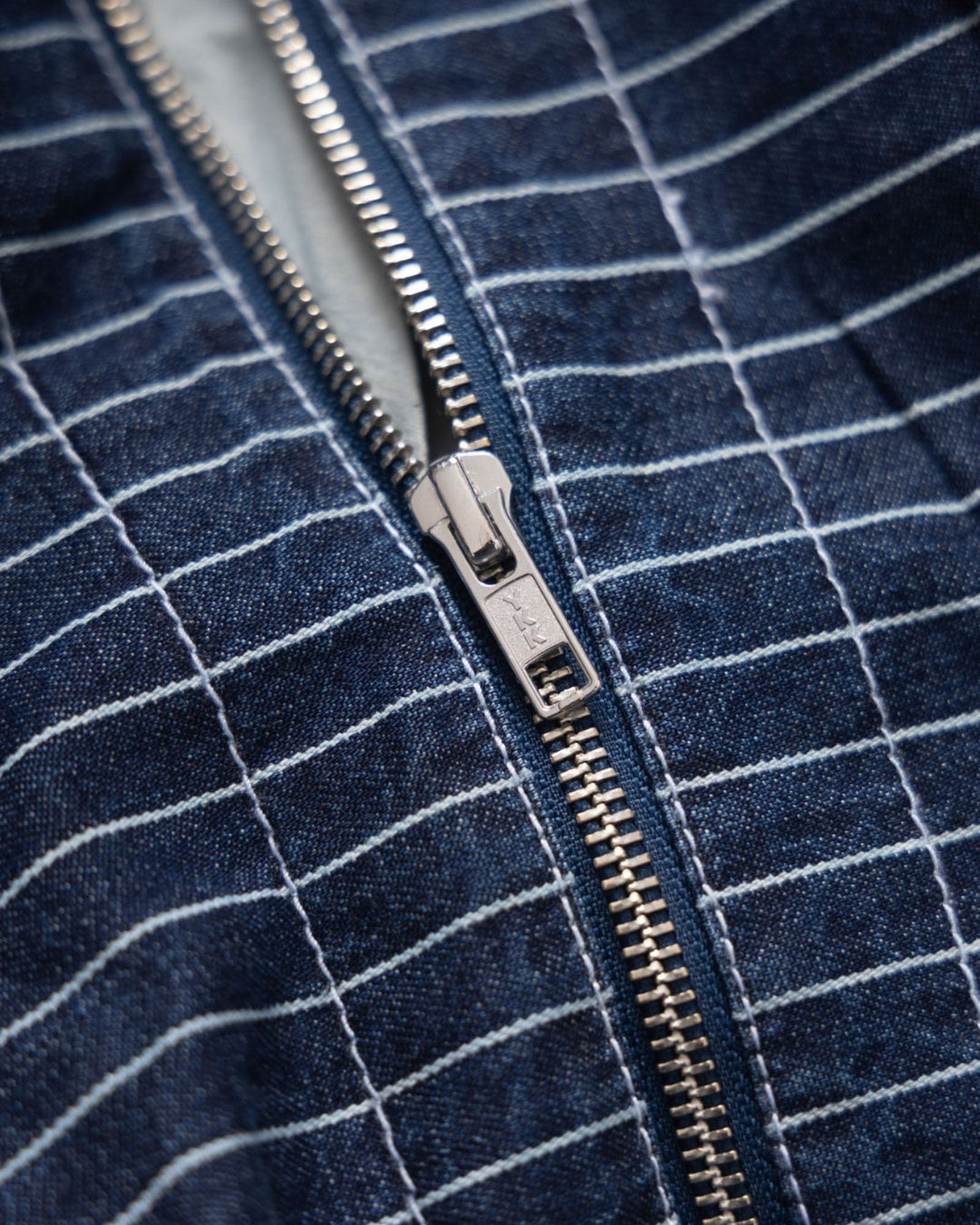 Pinstripe Denim Tote Indigo