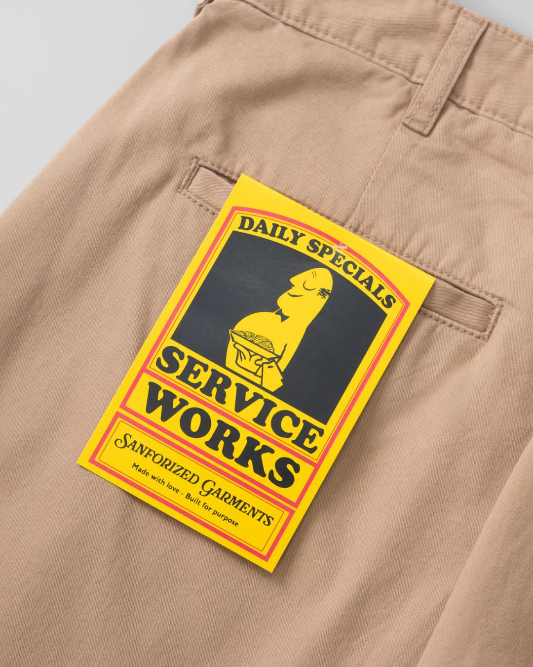 Twill Part Timer Pant Mushroom