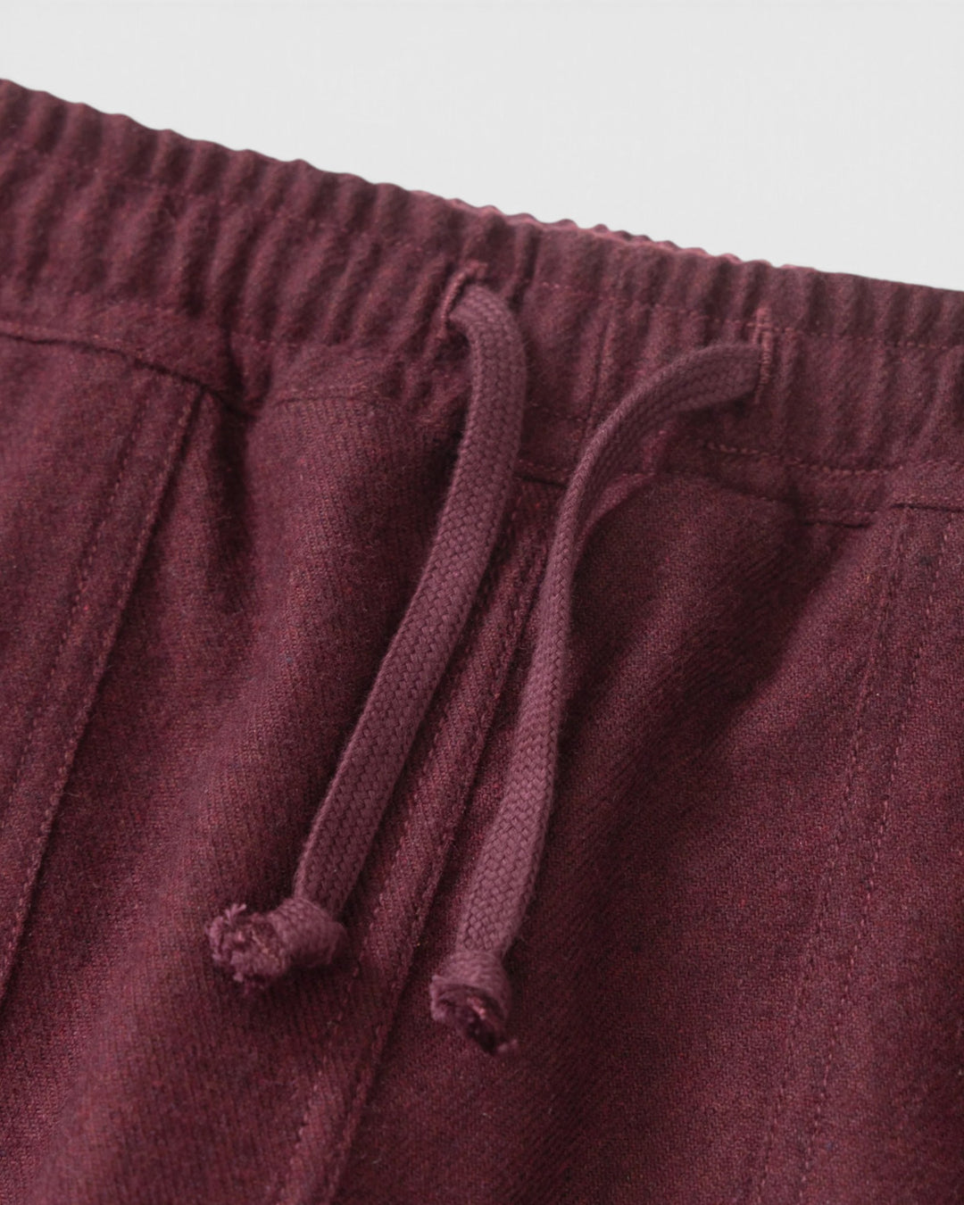 Service Works Flannel Chef Pants Burgundy - vue 4