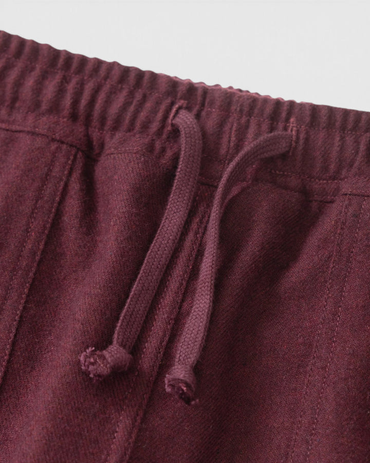 Service Works Flannel Chef Pants Burgundy - vue 4