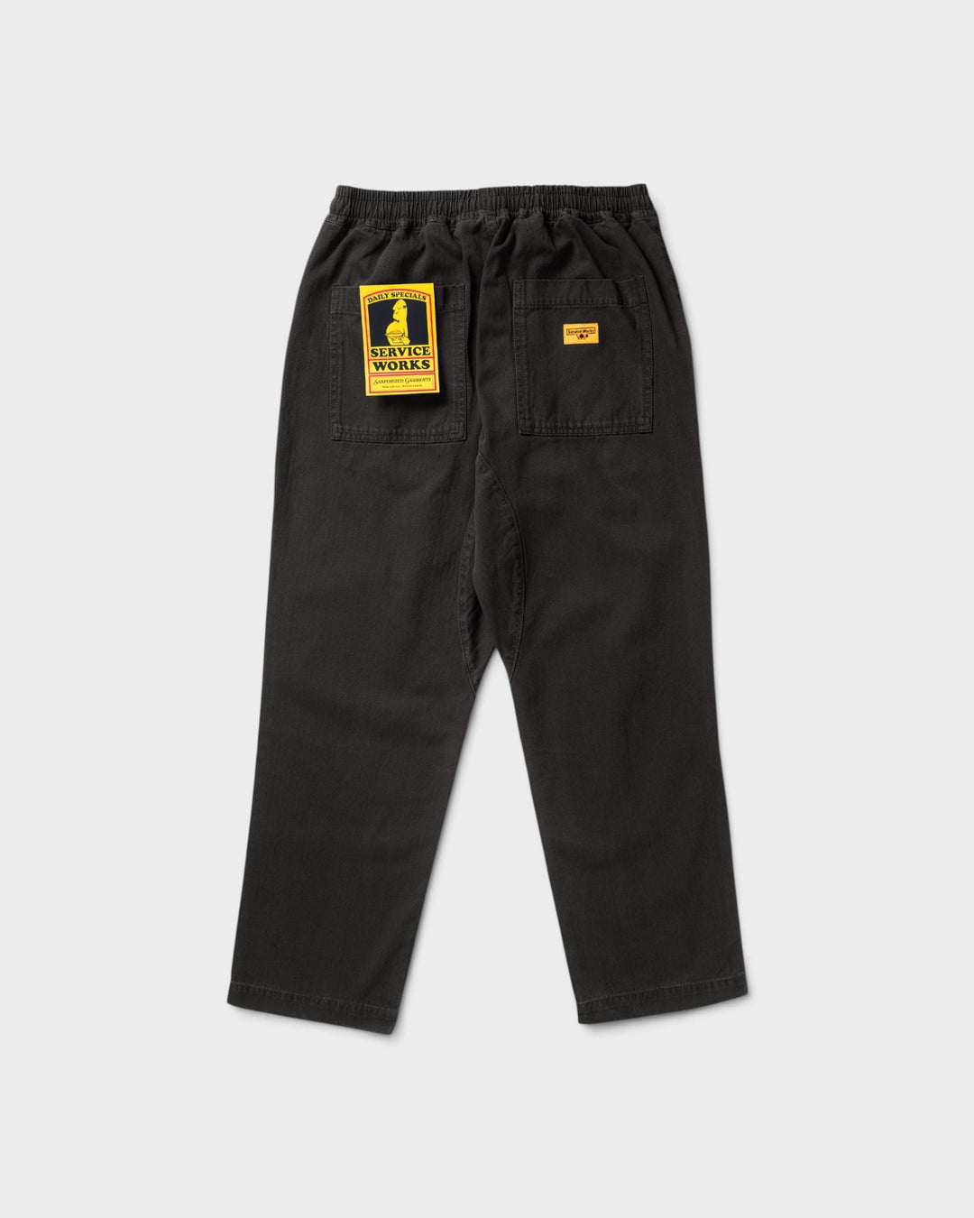 Service Works SW328 HerringboneChefPant Black 5