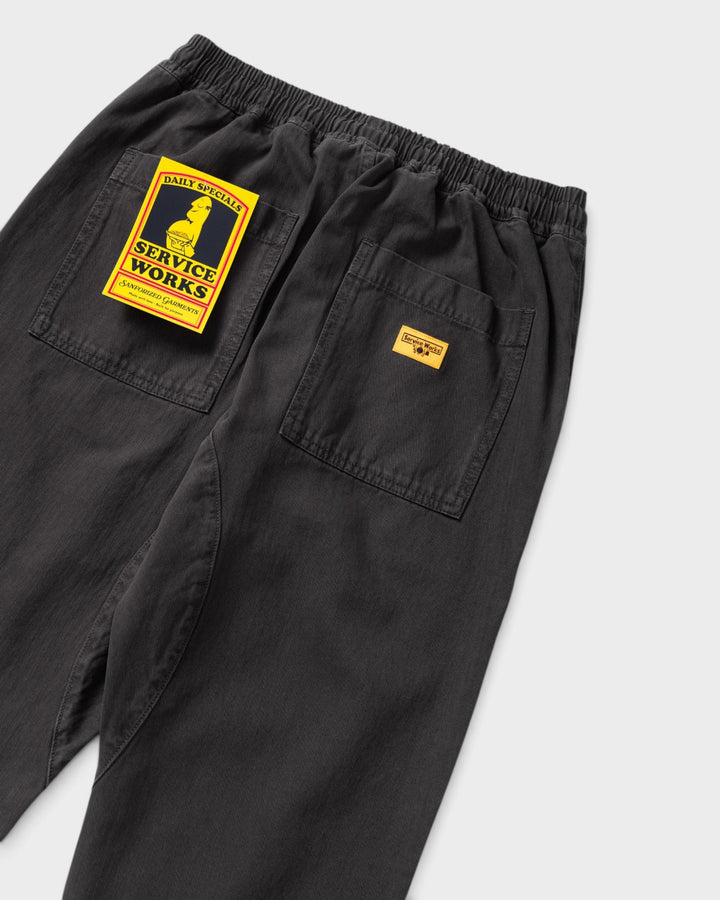 Service Works SW328 HerringboneChefPant Black 6