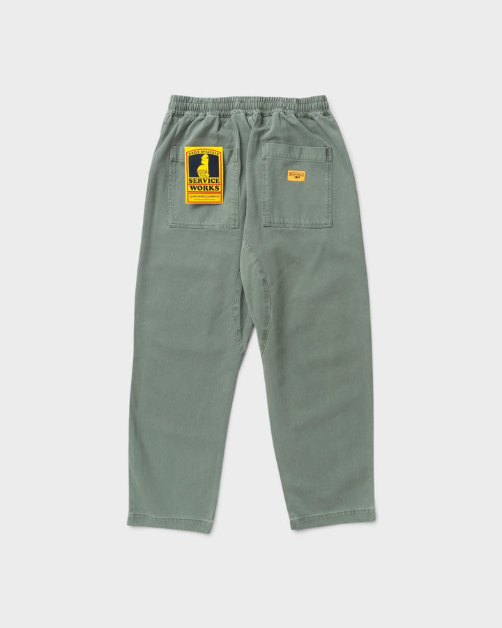 Service Works SW328 HerringboneChefPant Olive 5