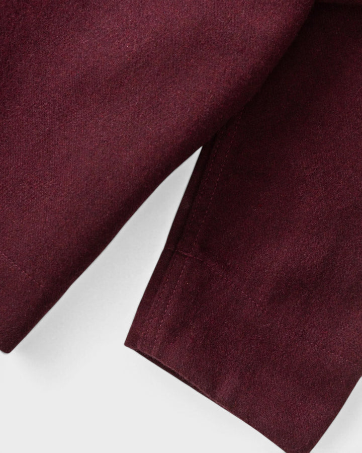 Service Works Flannel FOH Overshirt Burgundy - vue 5