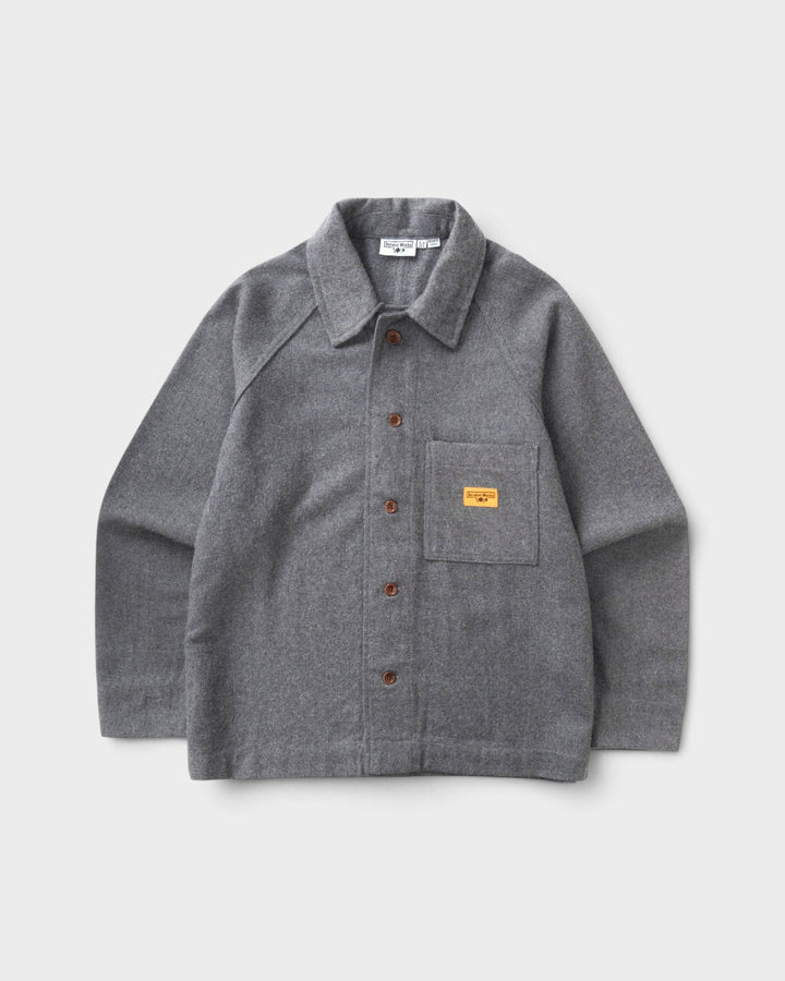 Service Works Flannel FOH Overshirt Charcoal - vue 1