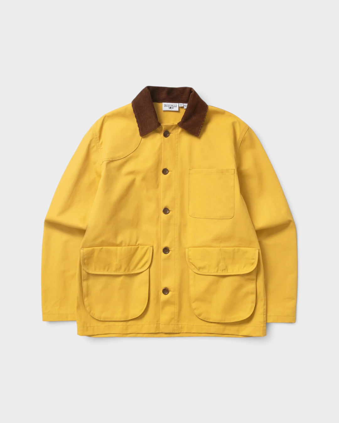 Service Works Waxed Barn Coat Ochre - vue 1
