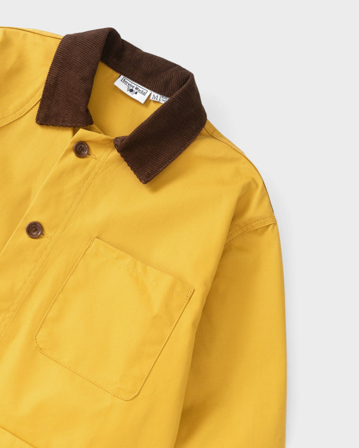 Service Works Waxed Barn Coat Ochre - vue 3