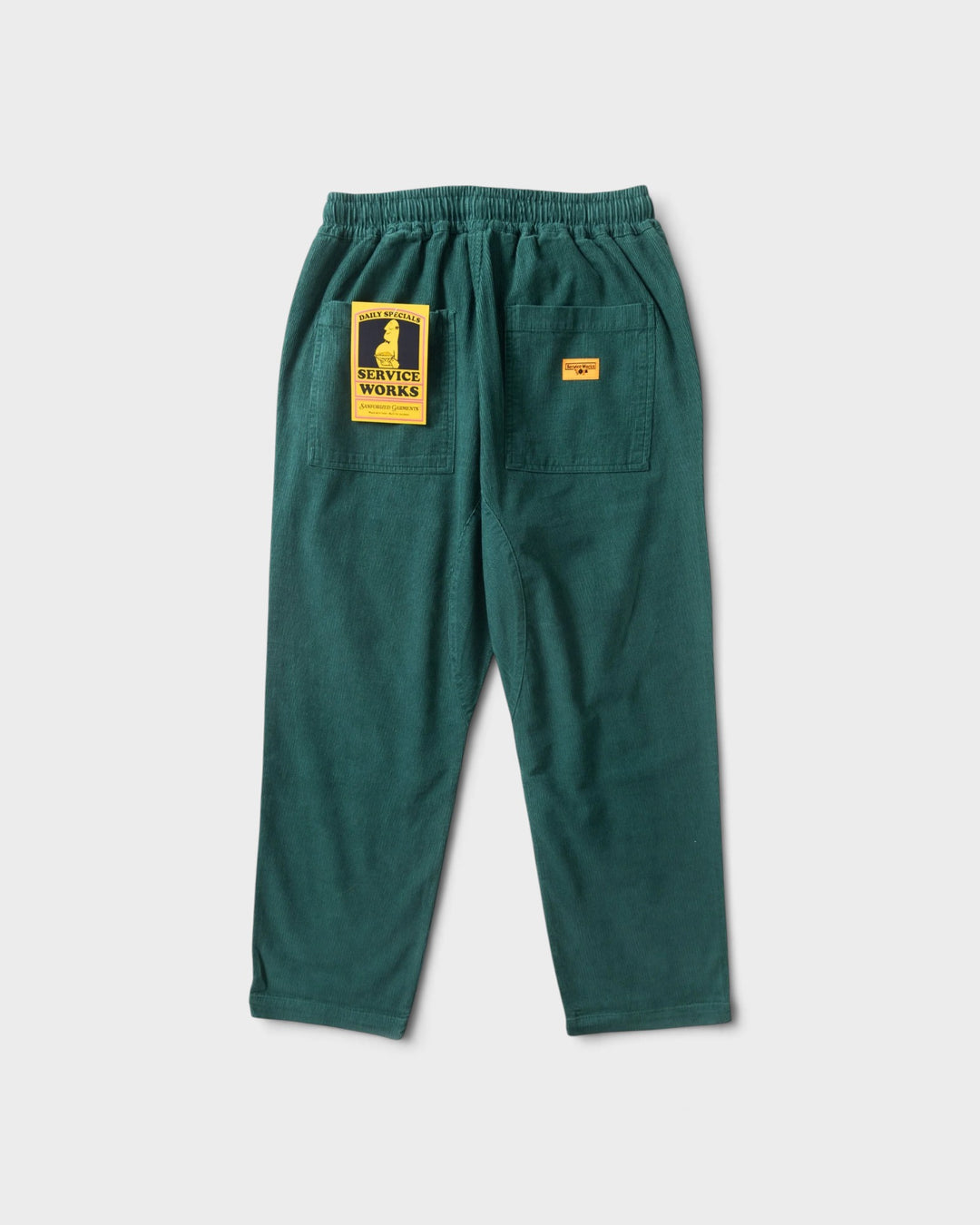 Service Works Fine Cord Chef Pants Green