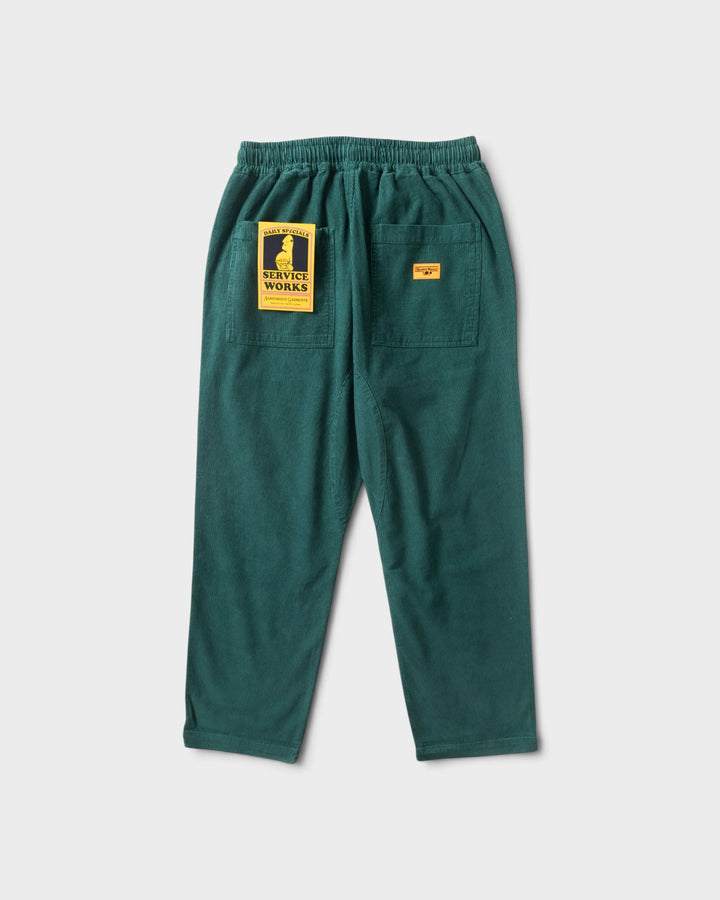 Service Works Fine Cord Chef Pants Green