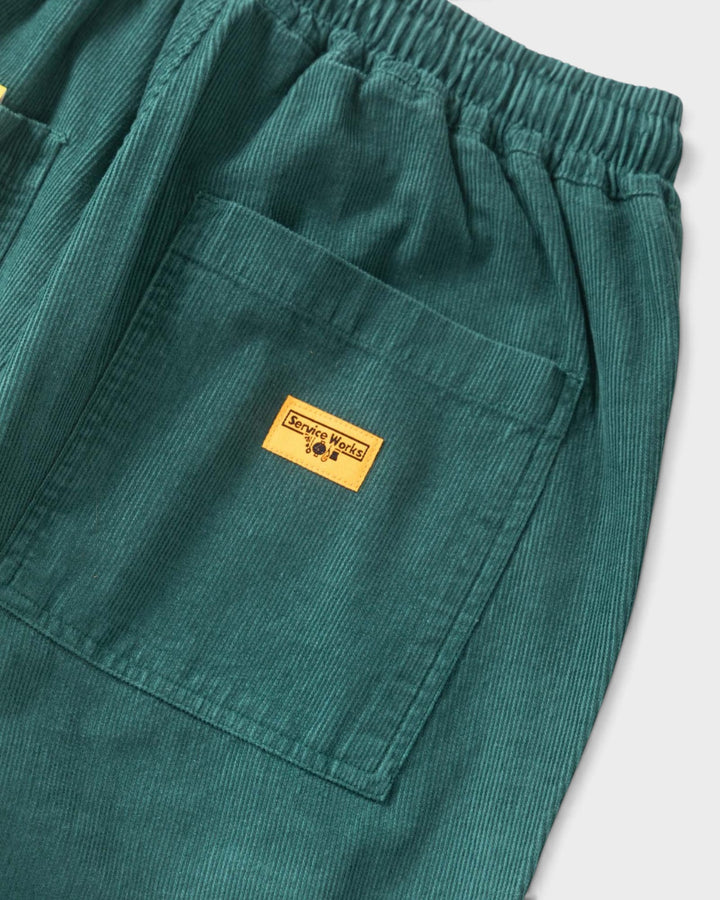 Service Works Fine Cord Chef Pants Green