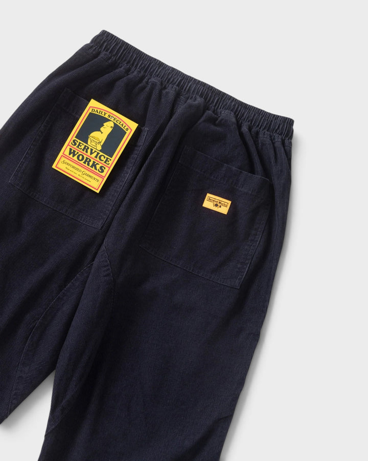 Service Works Fine Cord Chef Pants Navy