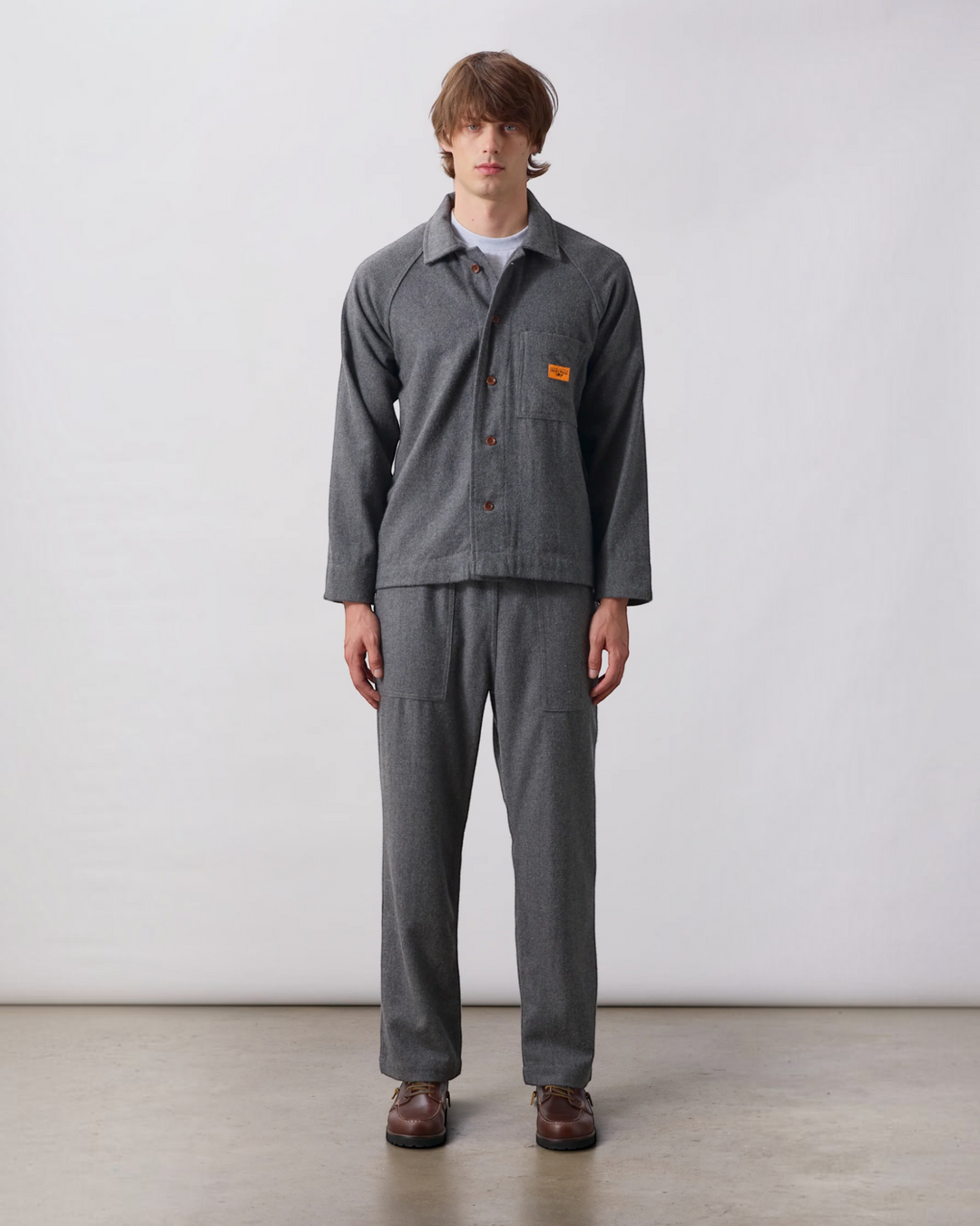 Flannel Chef Pants Charcoal