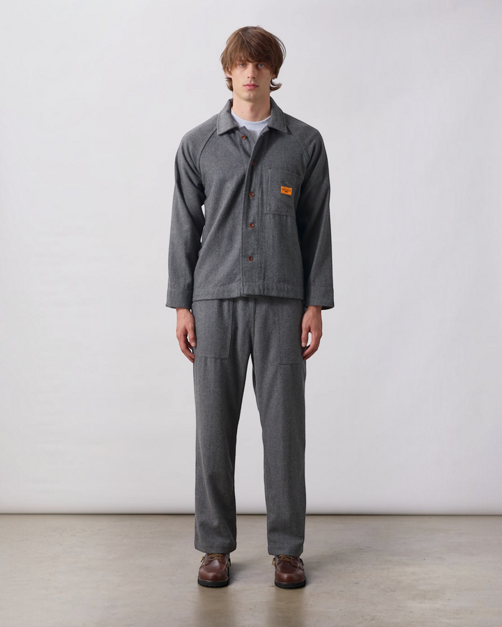 Flannel FOH Overshirt Charcoal