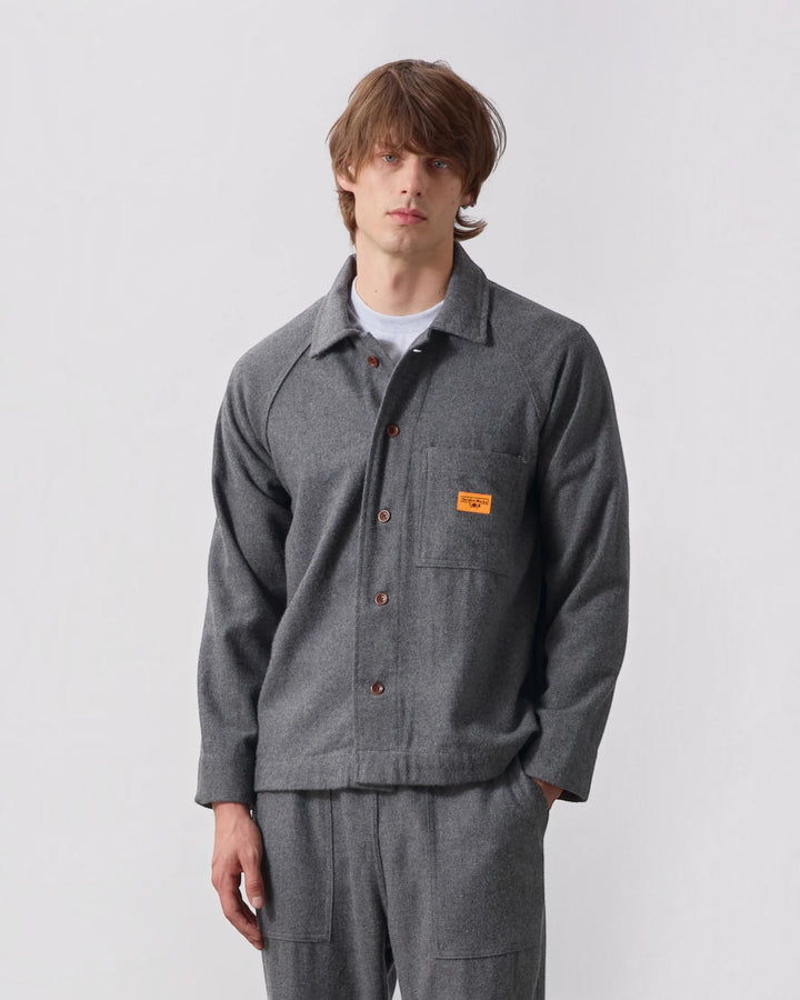 Flannel FOH Overshirt Charcoal