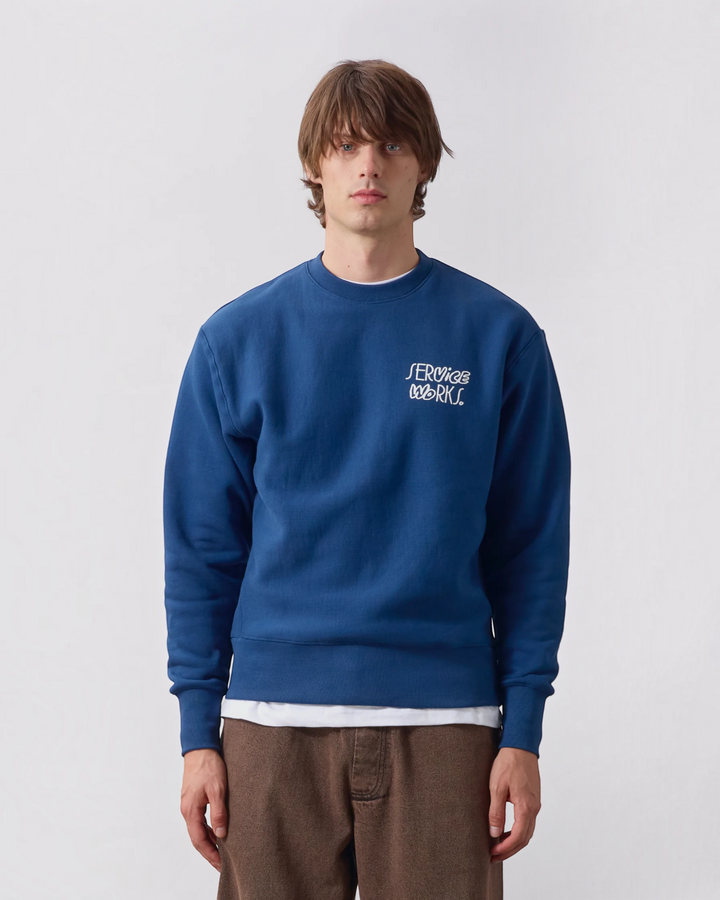 Double Vision Crewneck – Navy