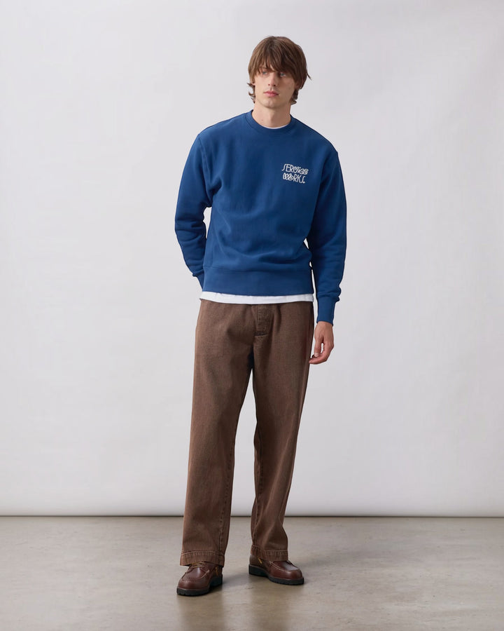 Double Vision Crewneck – Navy