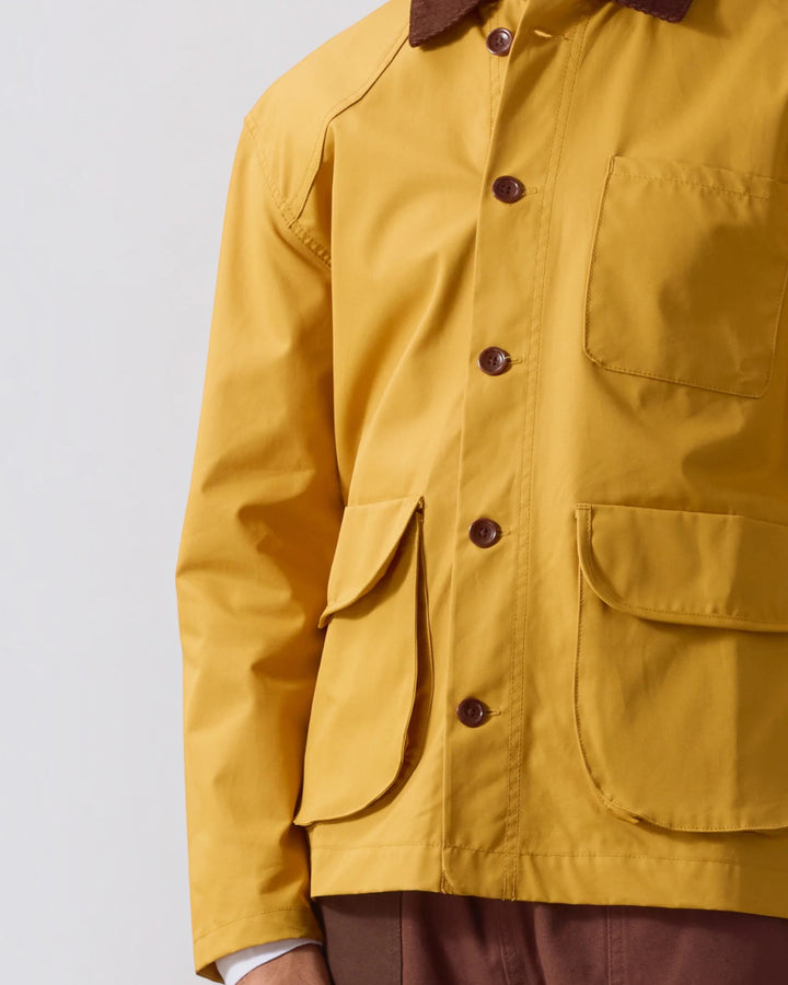 Waxed Barn Coat Ochre