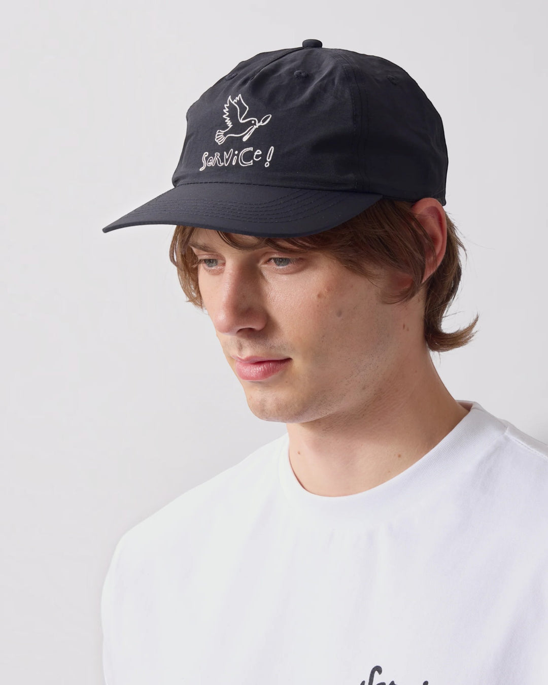 Nylon Dove Cap Black