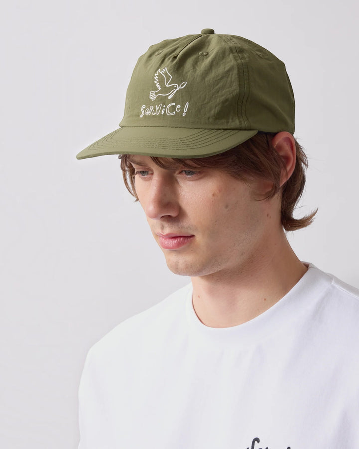 Nylon Dove Cap Olive