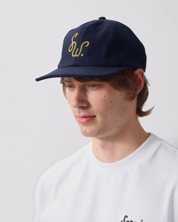 Monogram Cap Navy