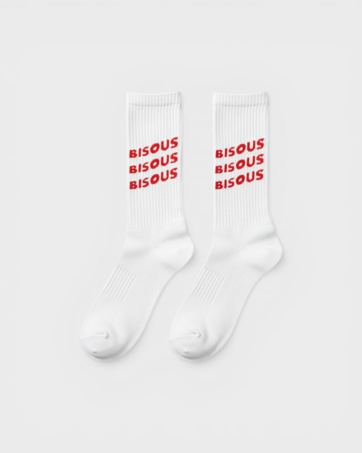 Socks Sonics White/Red