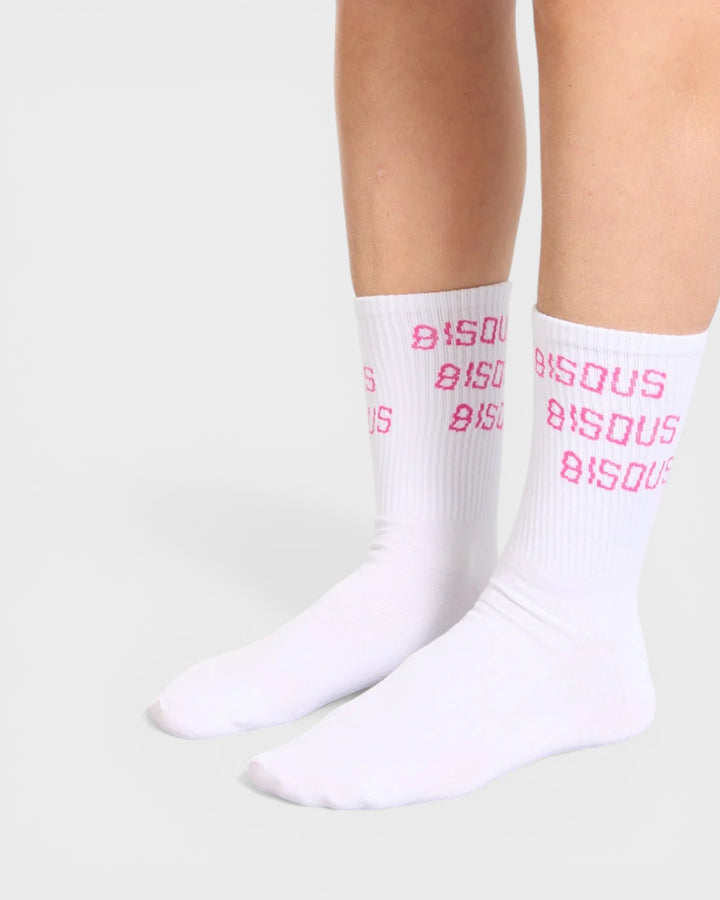 Socks X3 White/Pink