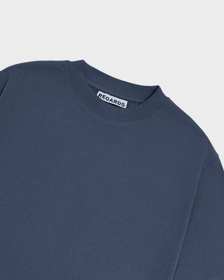 Relaxed Tee Blank Faded Indigo