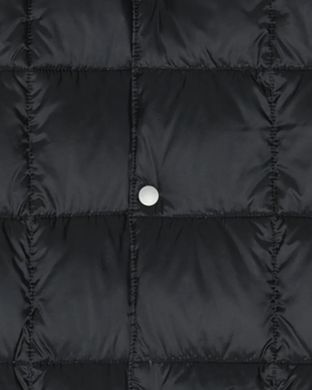 V-Neck Button Down Vest Black