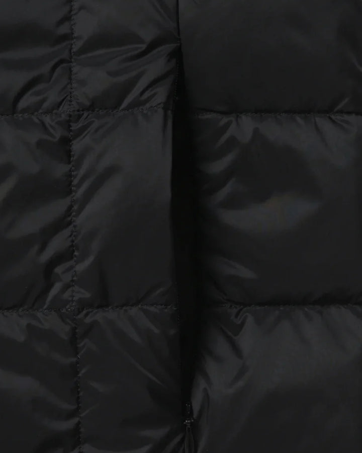 V-Neck Button Down Vest Black