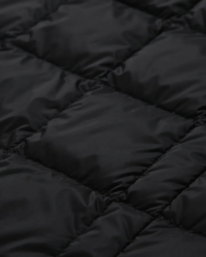 V-Neck Button Down Vest Black