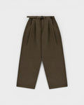 Two Tuck Wide Pants Brown