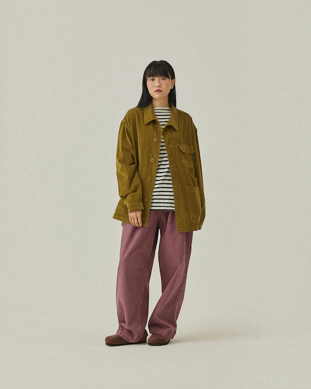 Two Tuck Wide Kation Pants Purple