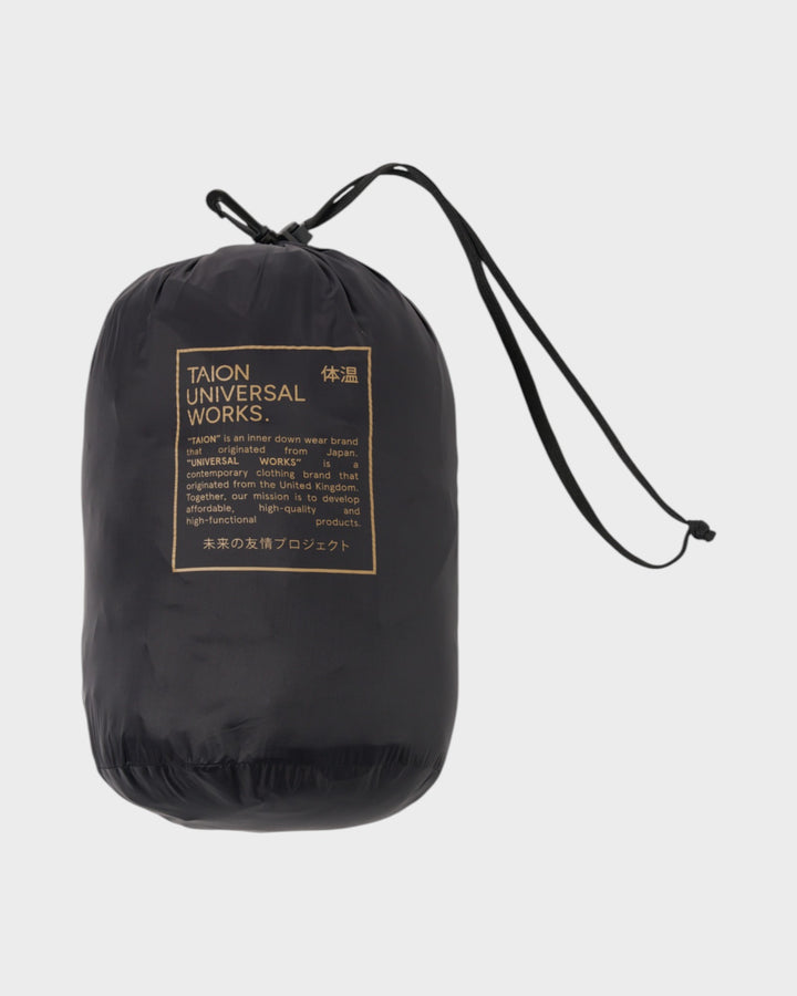 TAION x Universal Works Reversible Zip Down Vest Dark Olive