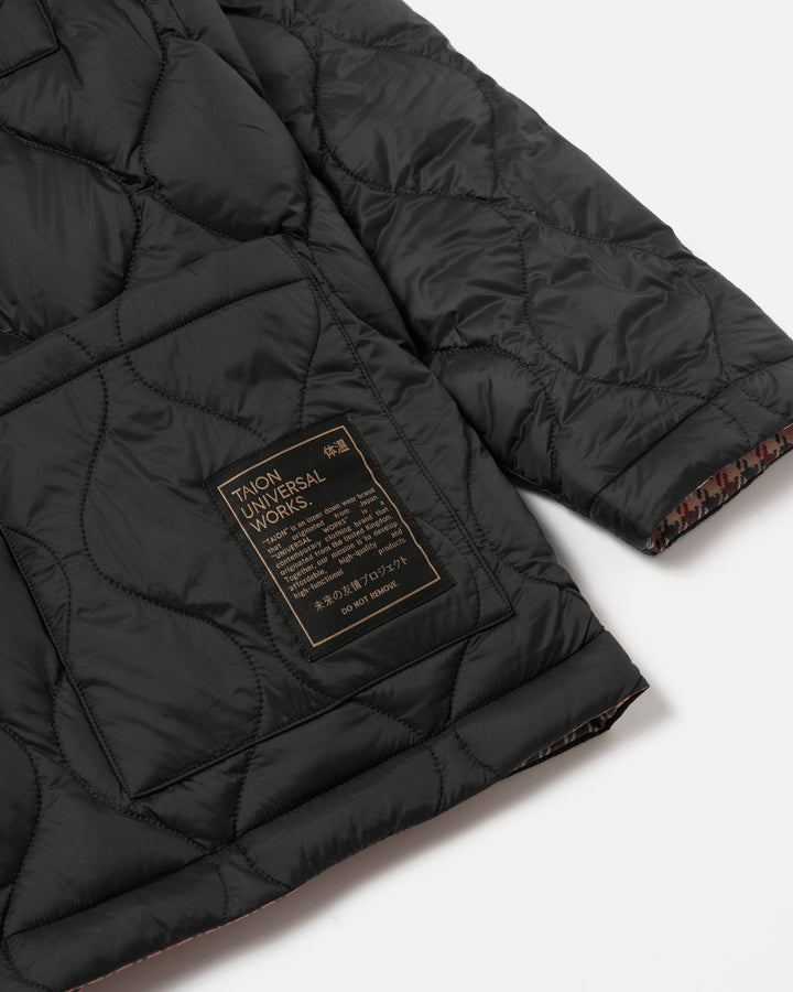 TAION x Universal Works Reversible Kimono Jacket Black
