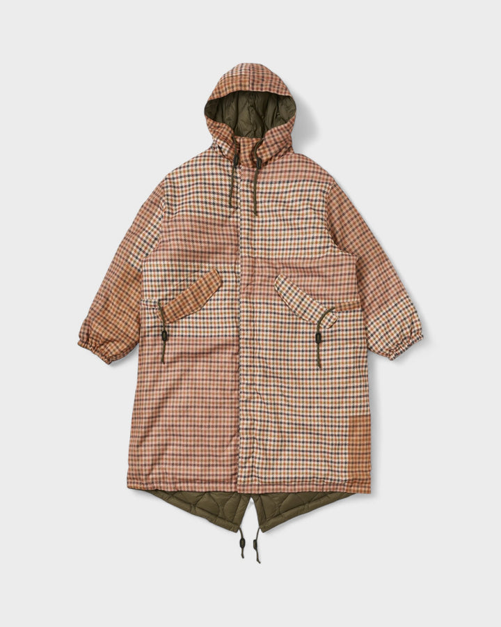 TAION x Universal Works Reversible Long Down Parka Dark Olive