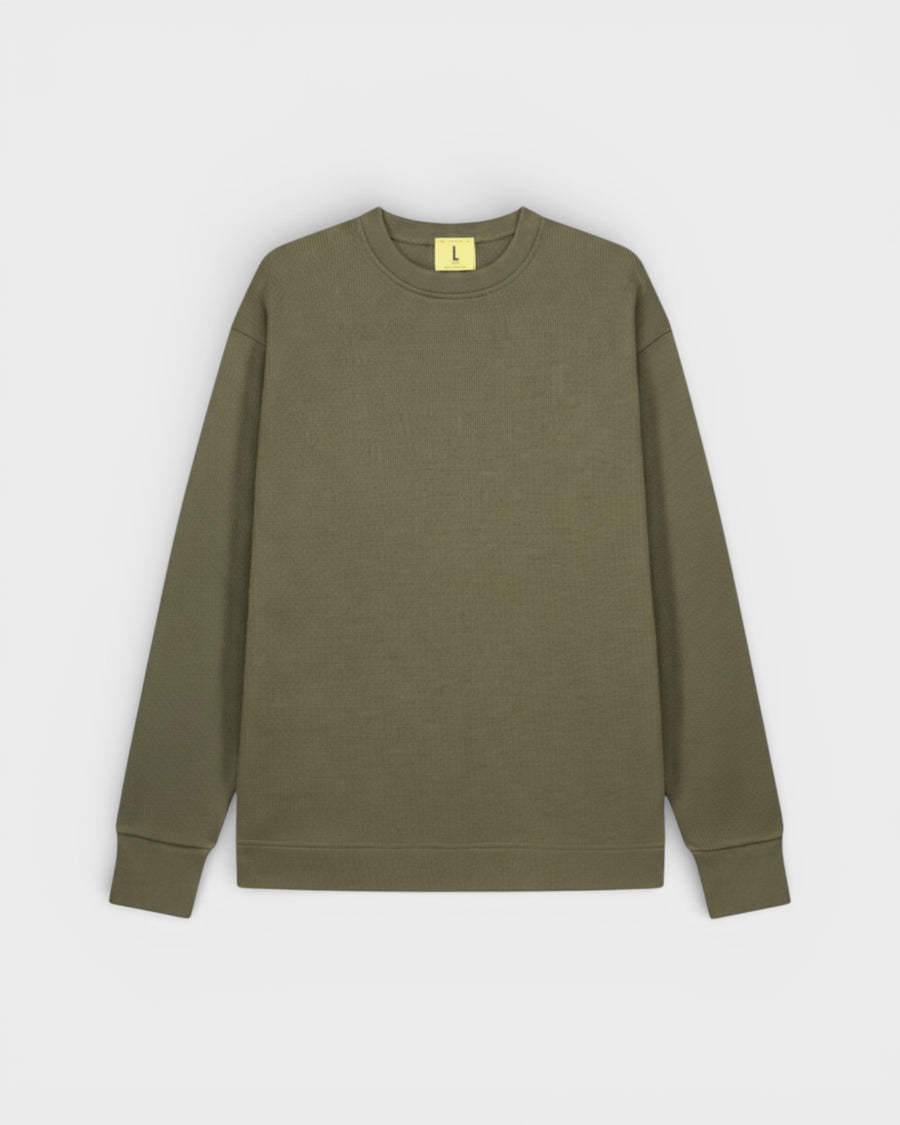 T-Shirt Vahé Manches Longues Kaki