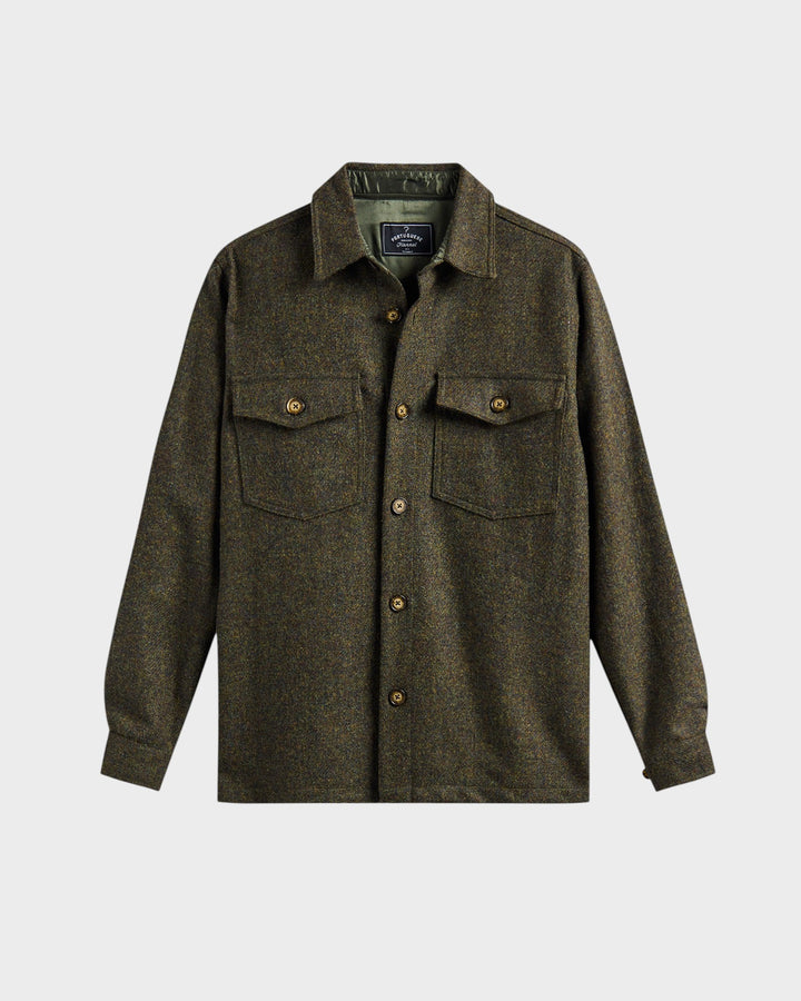 Wool Field Overshirt Forest