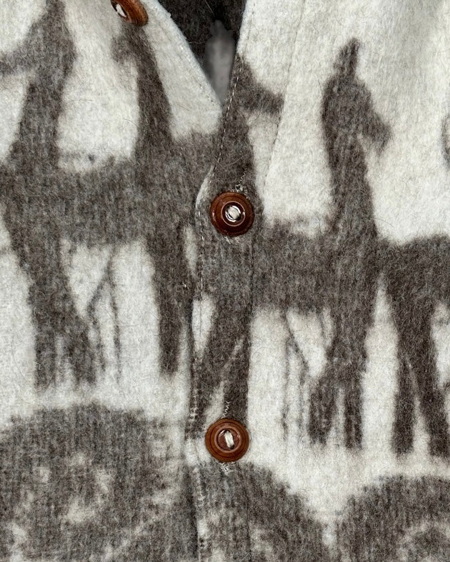 Chaqueta de lana llama vintage - Talla S/M