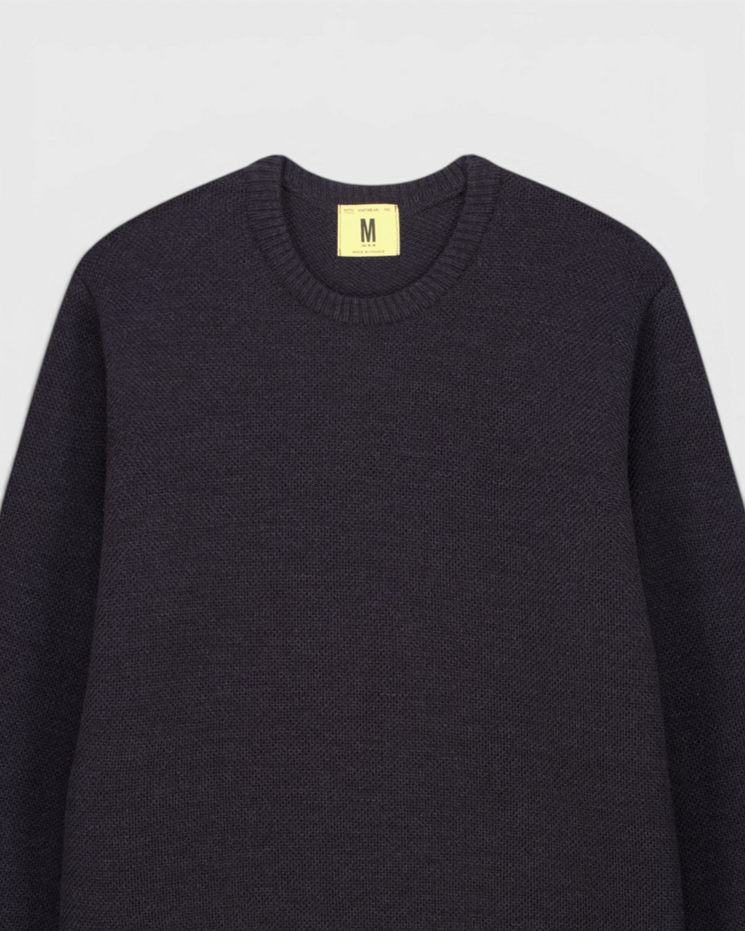 Pull Youri Col Rond Anthracite - détail 1