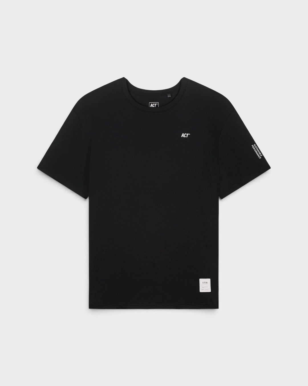 ACT Running BioPerf T-Shirt Noir — vue de face