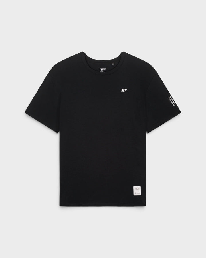 ACT Running BioPerf T-Shirt Noir — vue de face