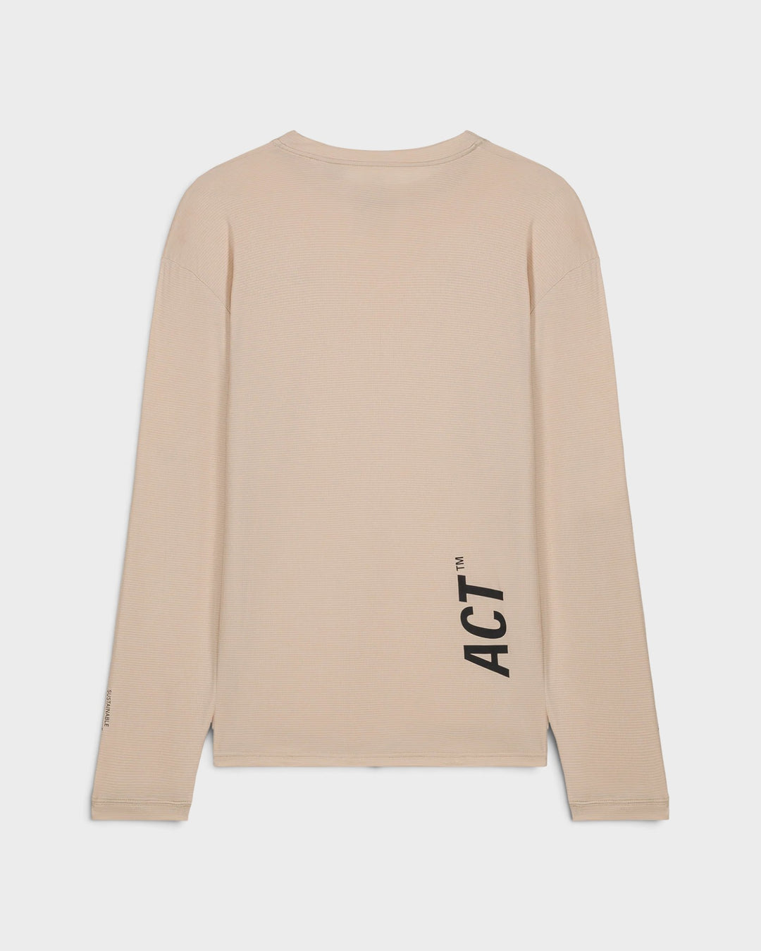 ACT Running BioPerf T-Shirt ML Beige — vue de dos