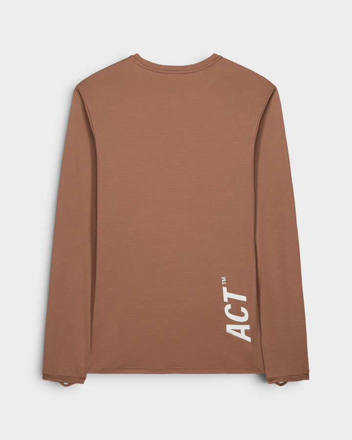 ACT Running BioPerf T-Shirt ML Terracotta — vue de dos