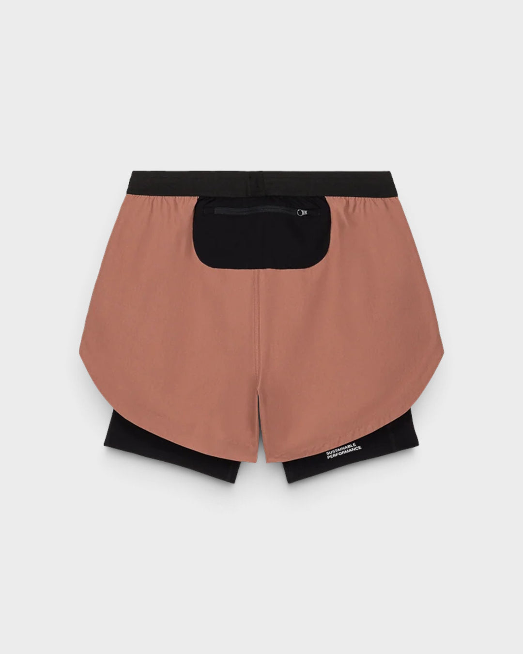 ACT Running ShellLight Short 2en1 Terracotta — vue de dos