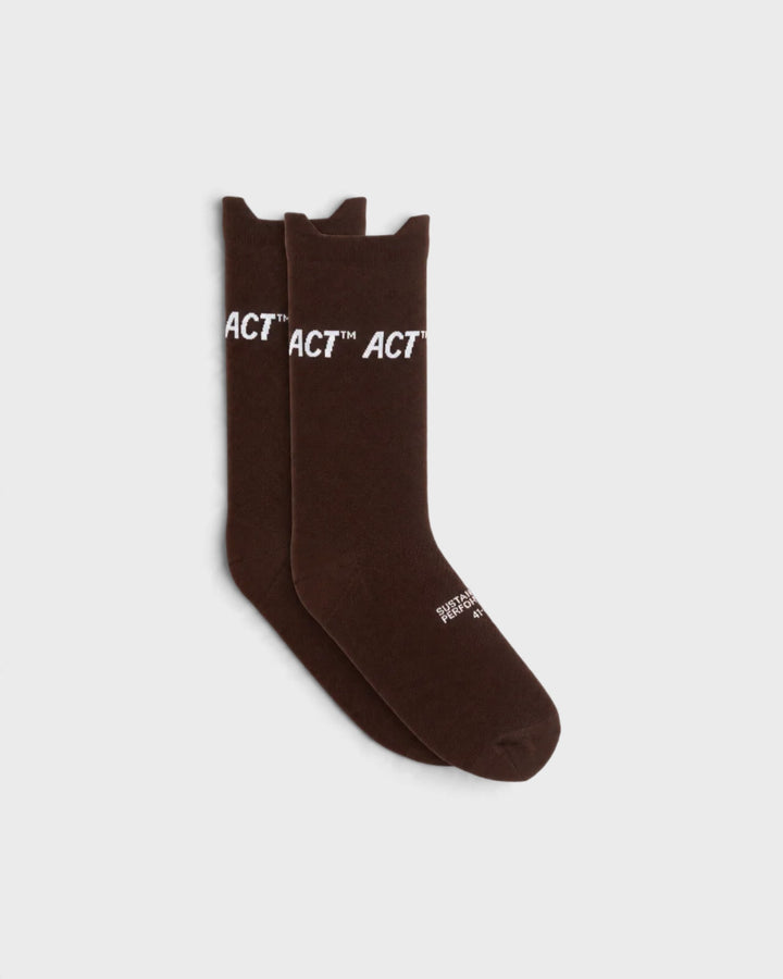 ACT Running FitLite Chaussettes Marron — vue du produit