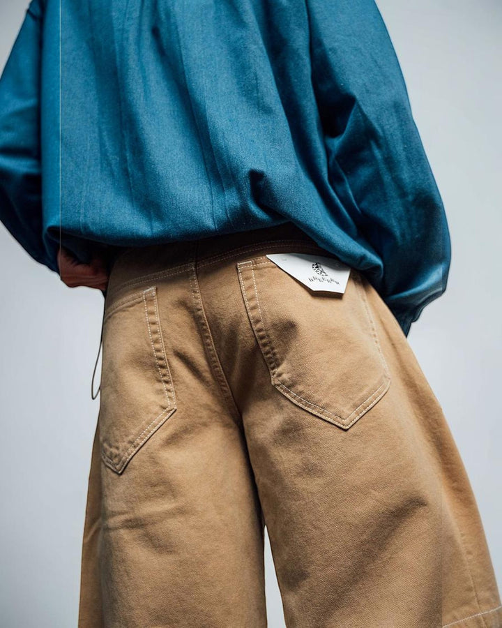 Balloon Pant Cammello Wooden - vue 5