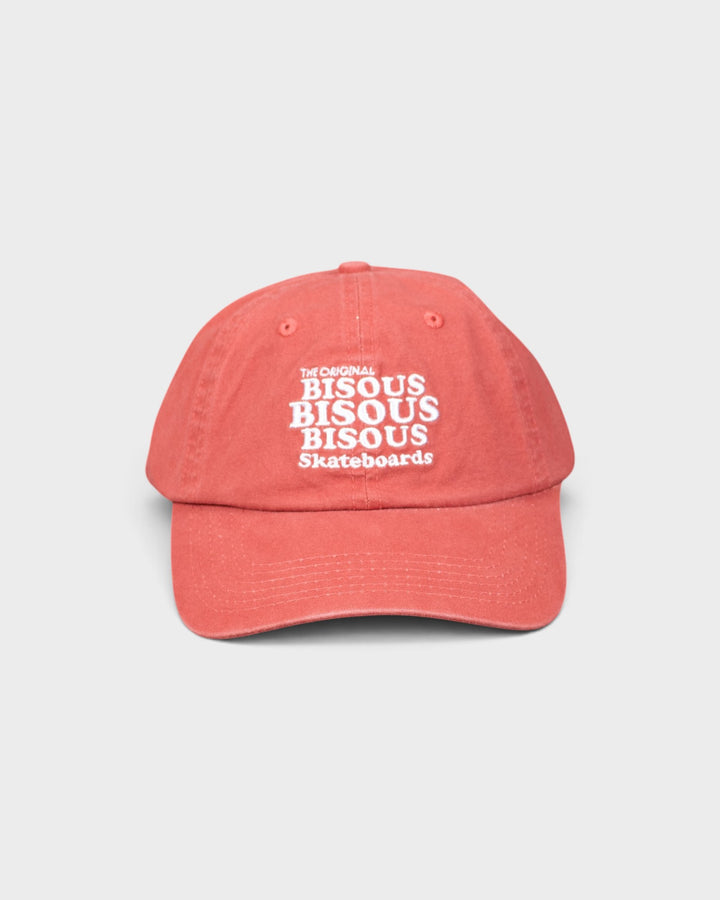 Bisous Caps Grease Harvard Red